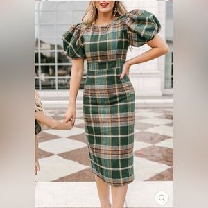 Ivy City Co Holly Plaid Dress